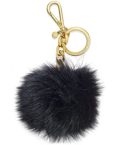 michael kors keychain fur|michael kors handbag key phobes.